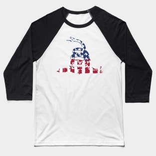 Don't tread on me rattlesnake painted american flag Baseball T-Shirt